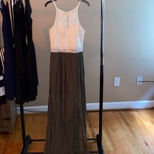 lace cute maxi dress